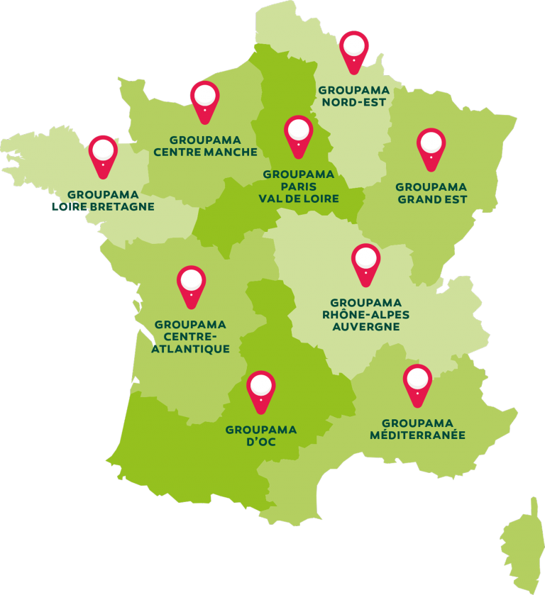 Les Caisses locales et régionales Groupama